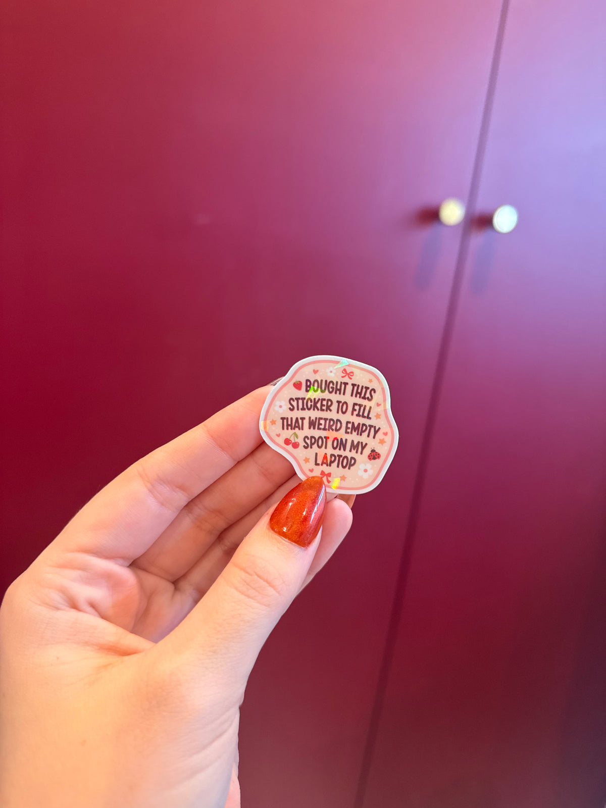 Bought this sticker to fill a gap
