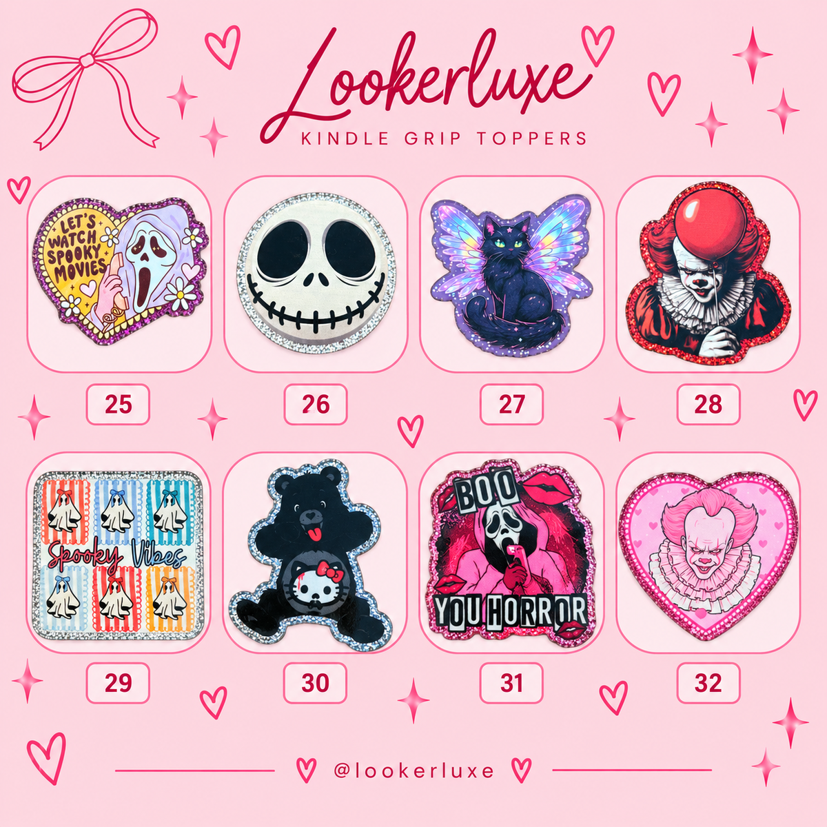 Horror/Halloween Grip Toppers 1-32