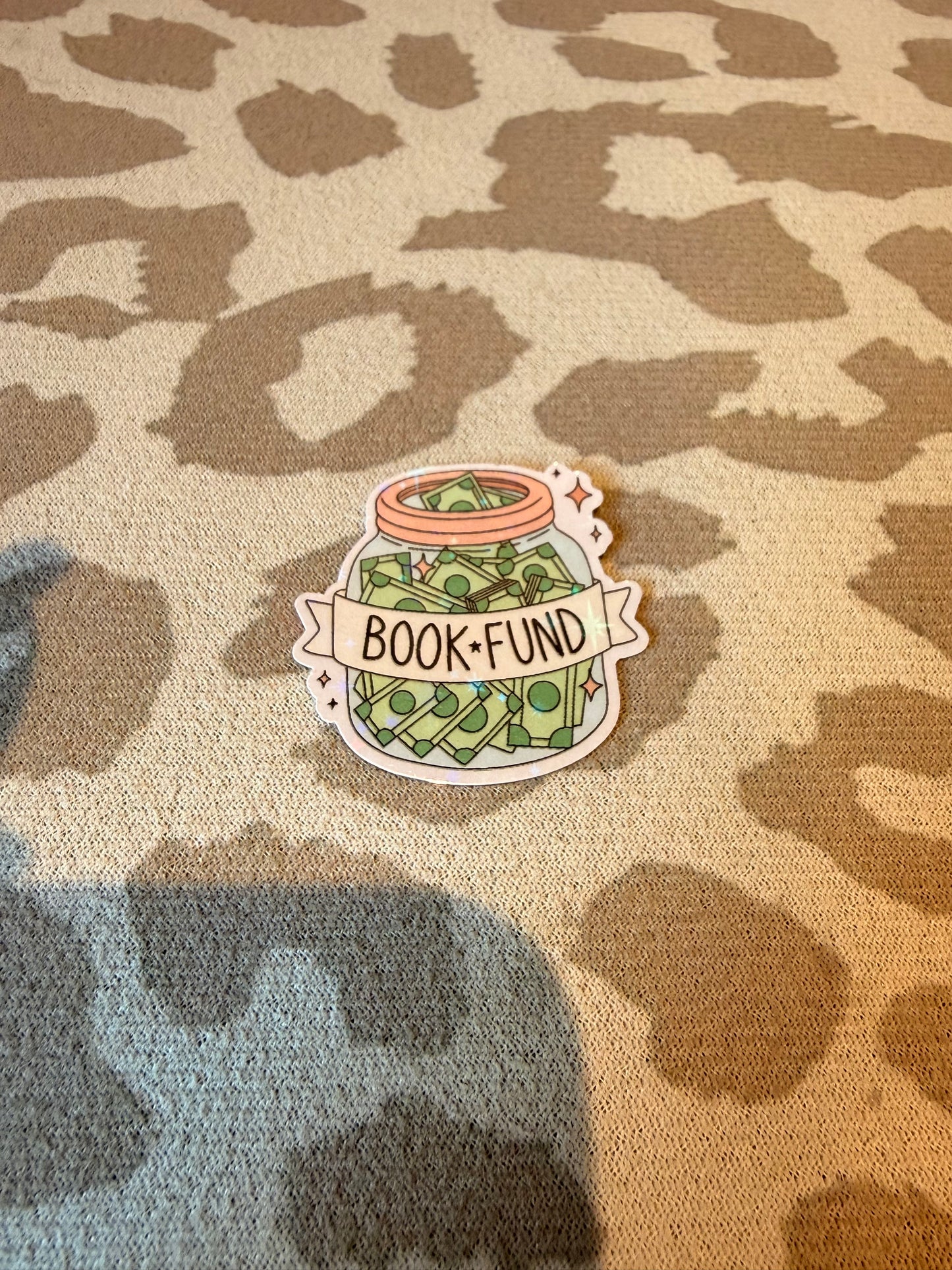 Book fund sticker