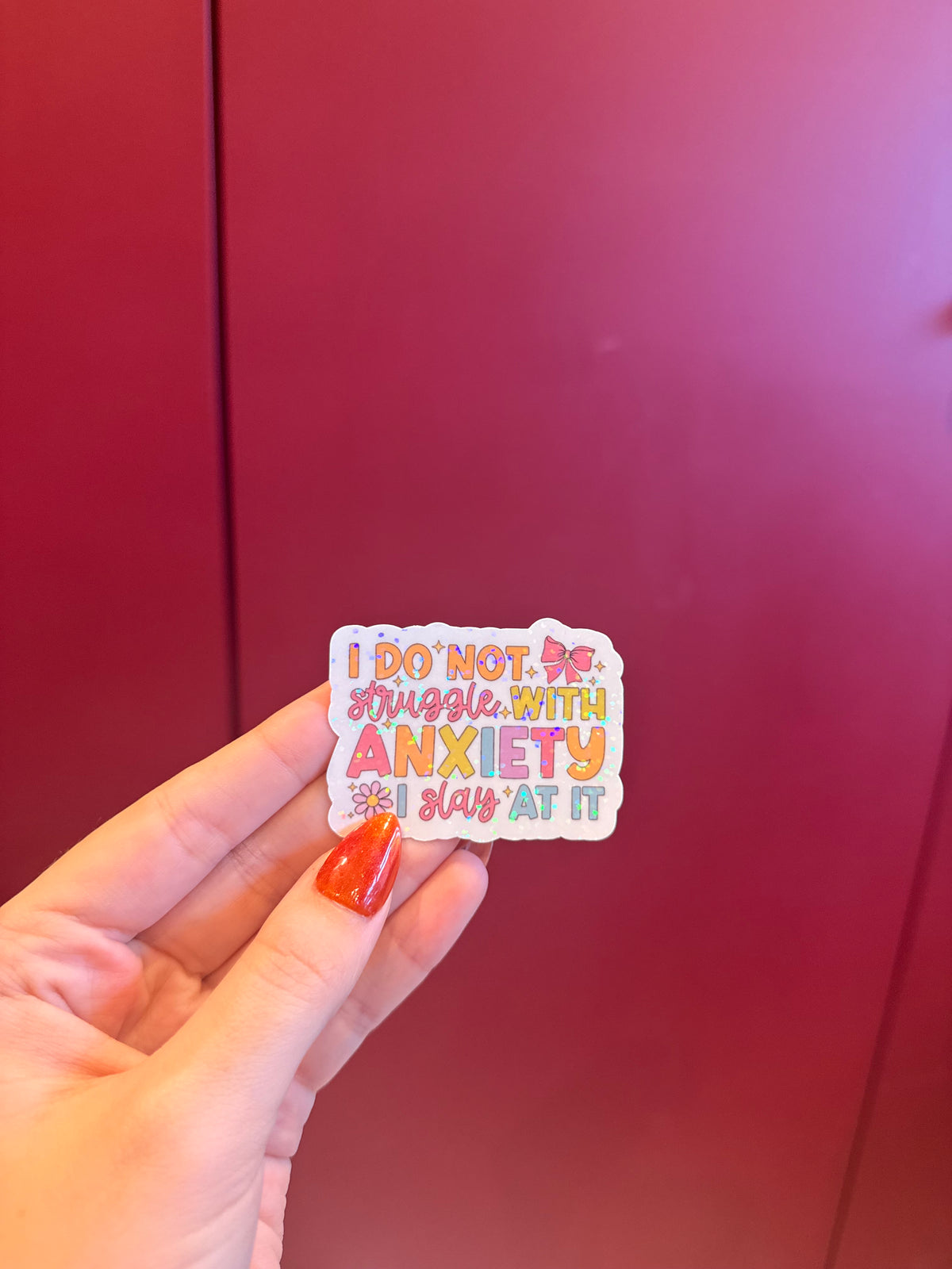 I do not struggle with anxiety
