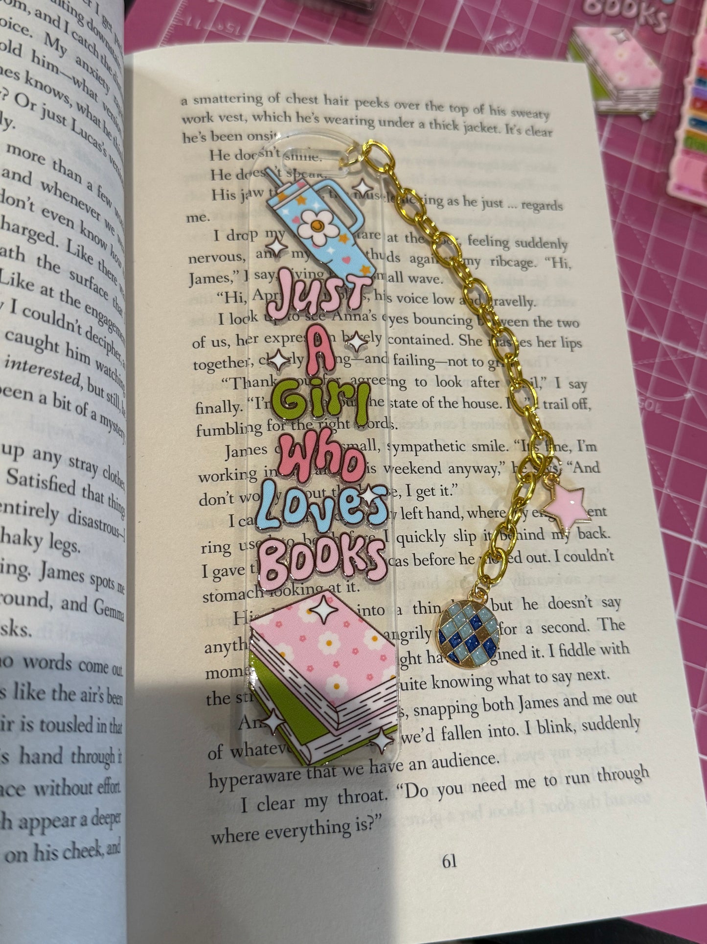 Acrylic Bookmark 004🌷
