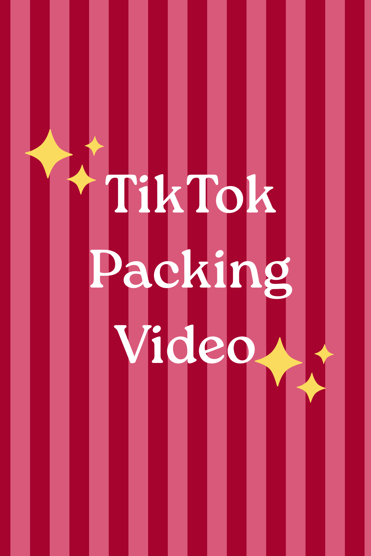 TikTok Packing Video