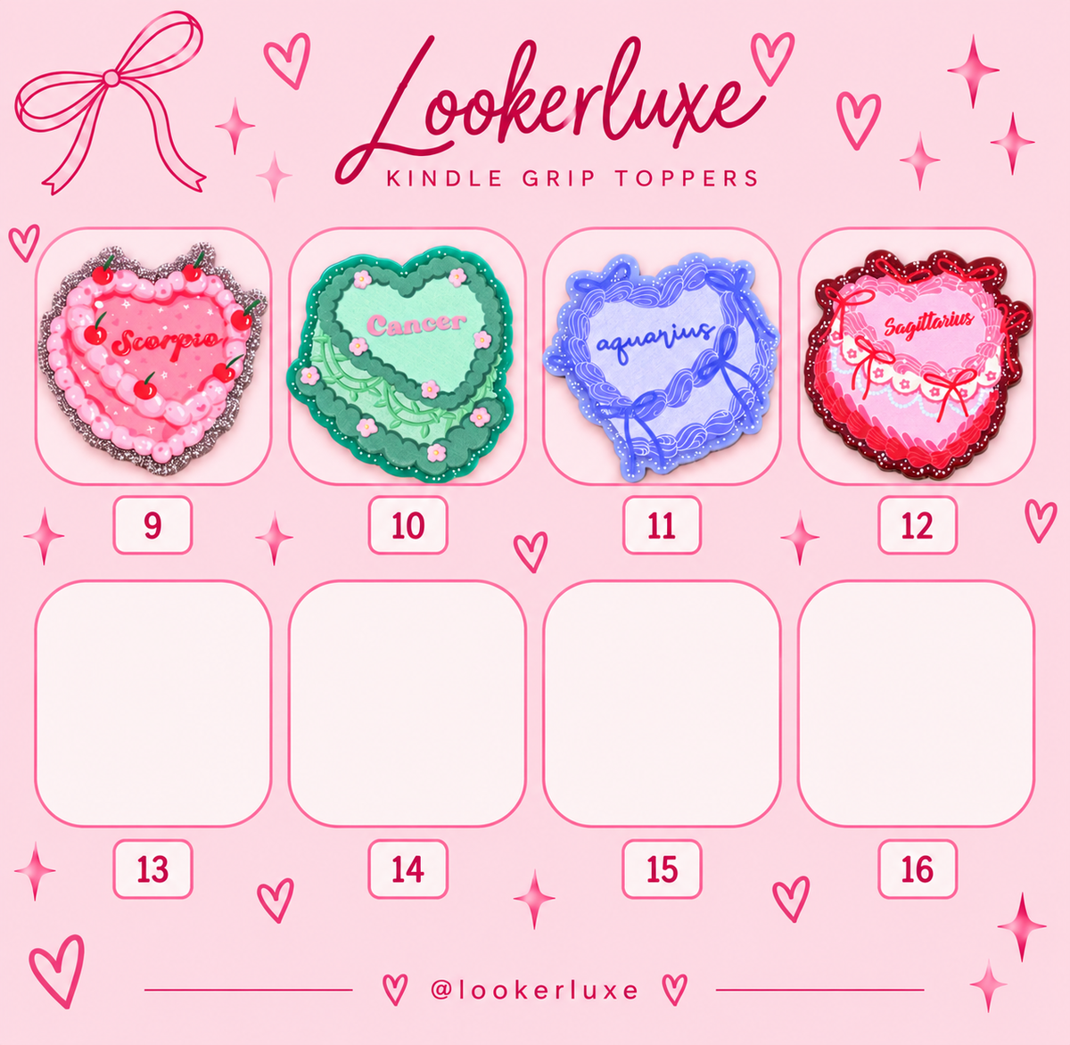 Star sign cakes 1-12