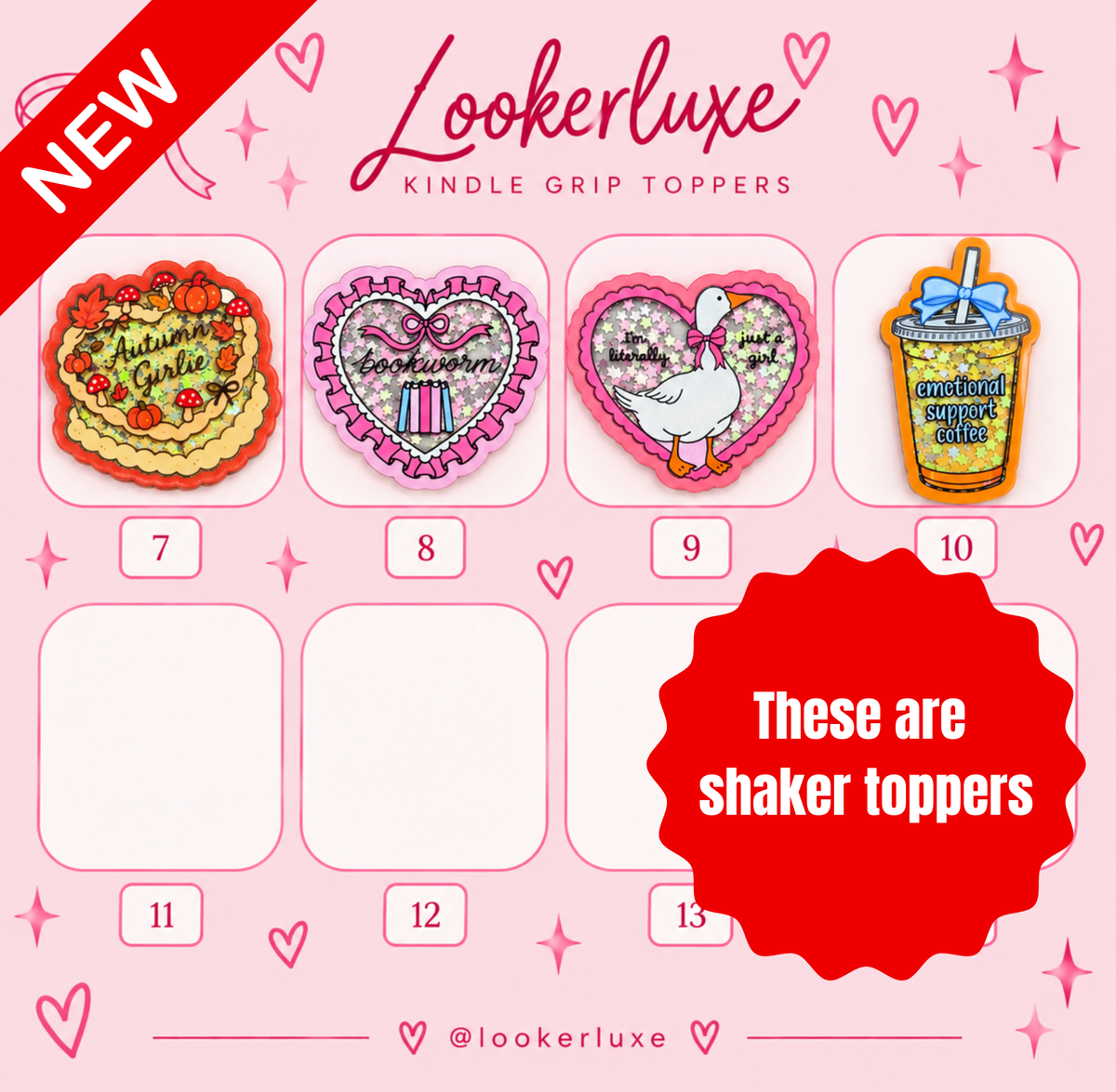 NEW ARRIVALS 2 Kindle Grip Toppers