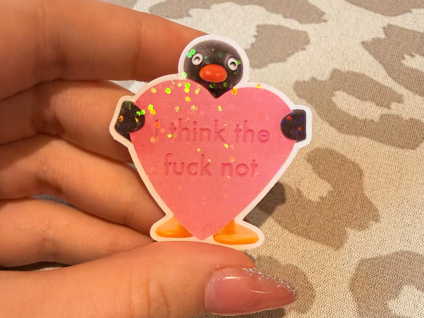 Pingu sweary sticker