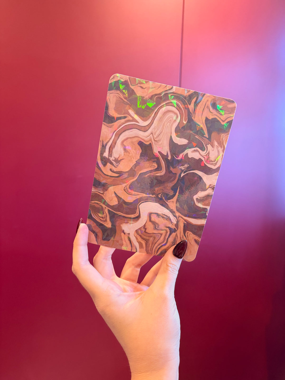 Brown swirls pattern kindle insert