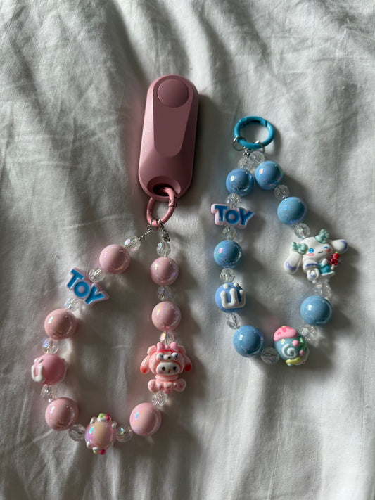 Acrylic Sanrio Kindle/remote/phone wristlet 010