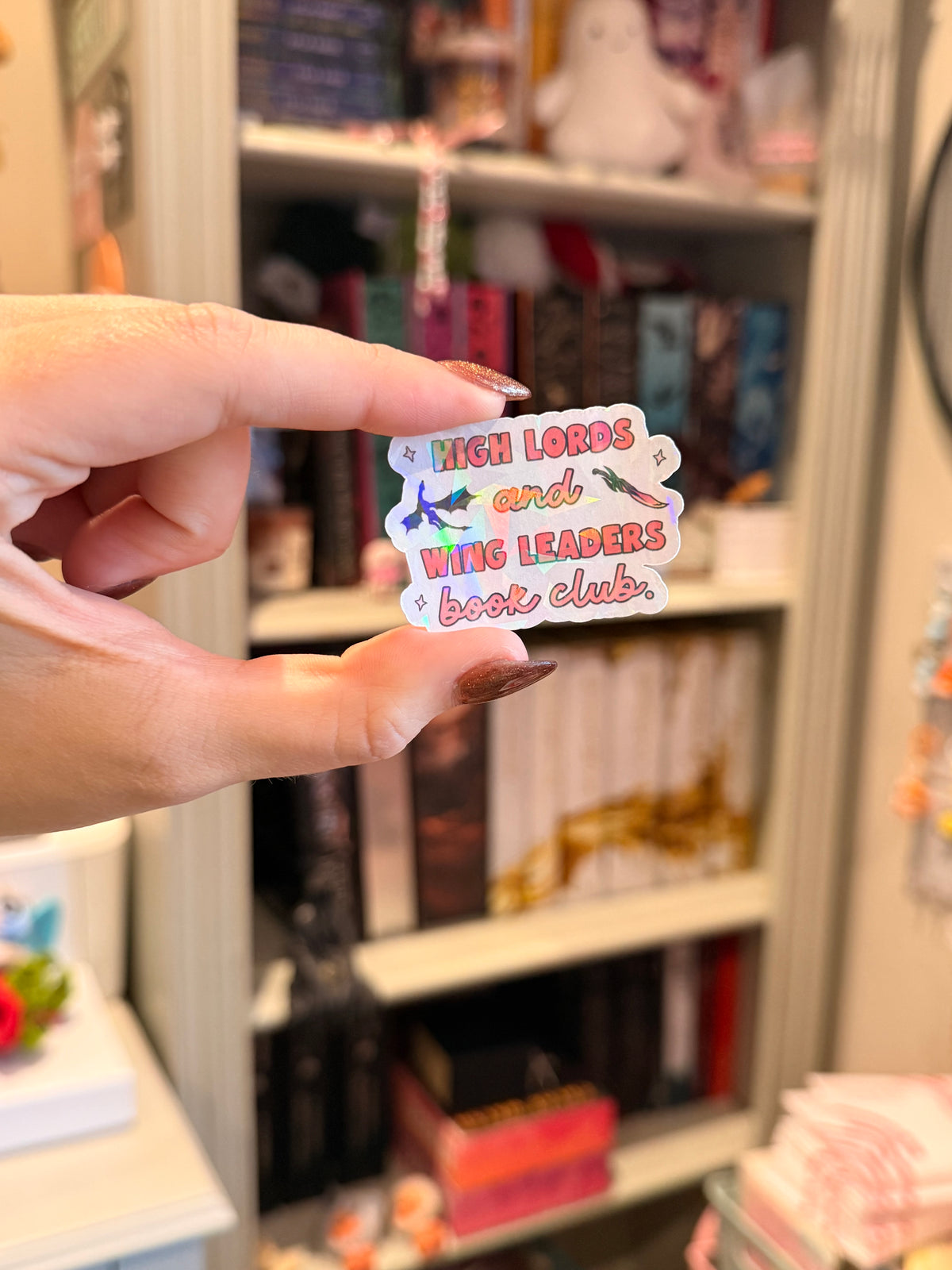 High lords & wing leaders glitter sticker