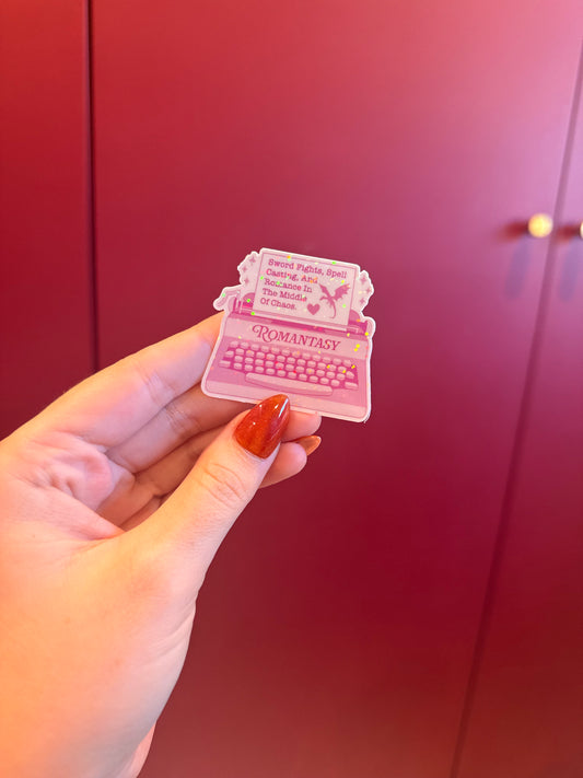 Romantasy typewriter