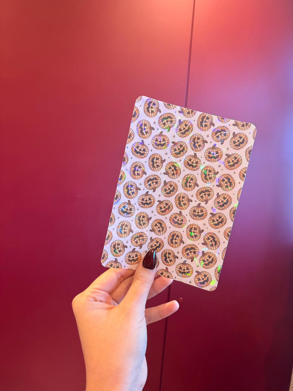 Disco pumpkin kindle insert