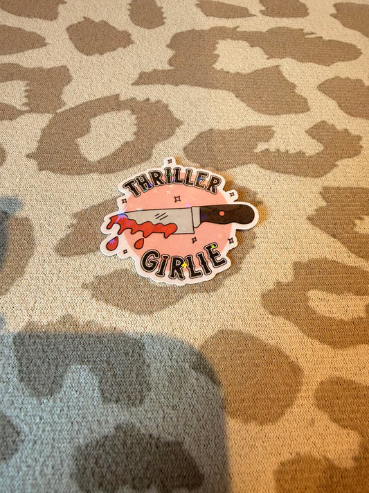 Thriller girlie sticker
