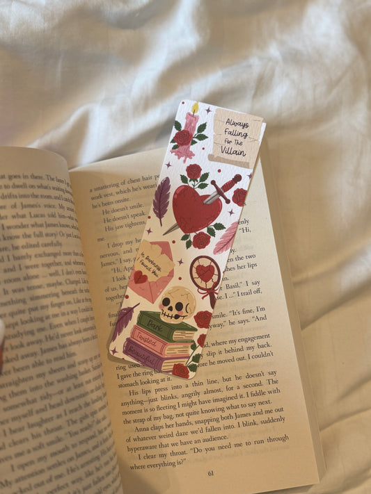 Bookmark - falling for the villain