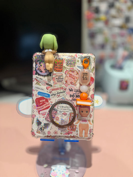 Kindle Charm/keychain - sm*t & wine