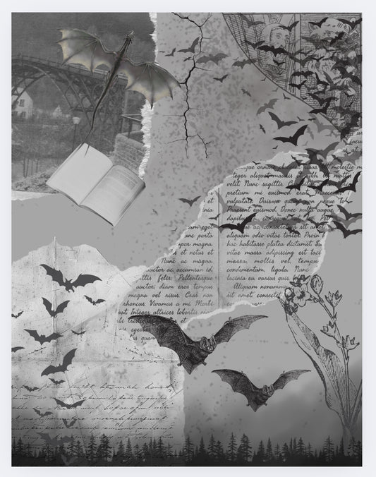 🖤 Gothic Kindle Insert