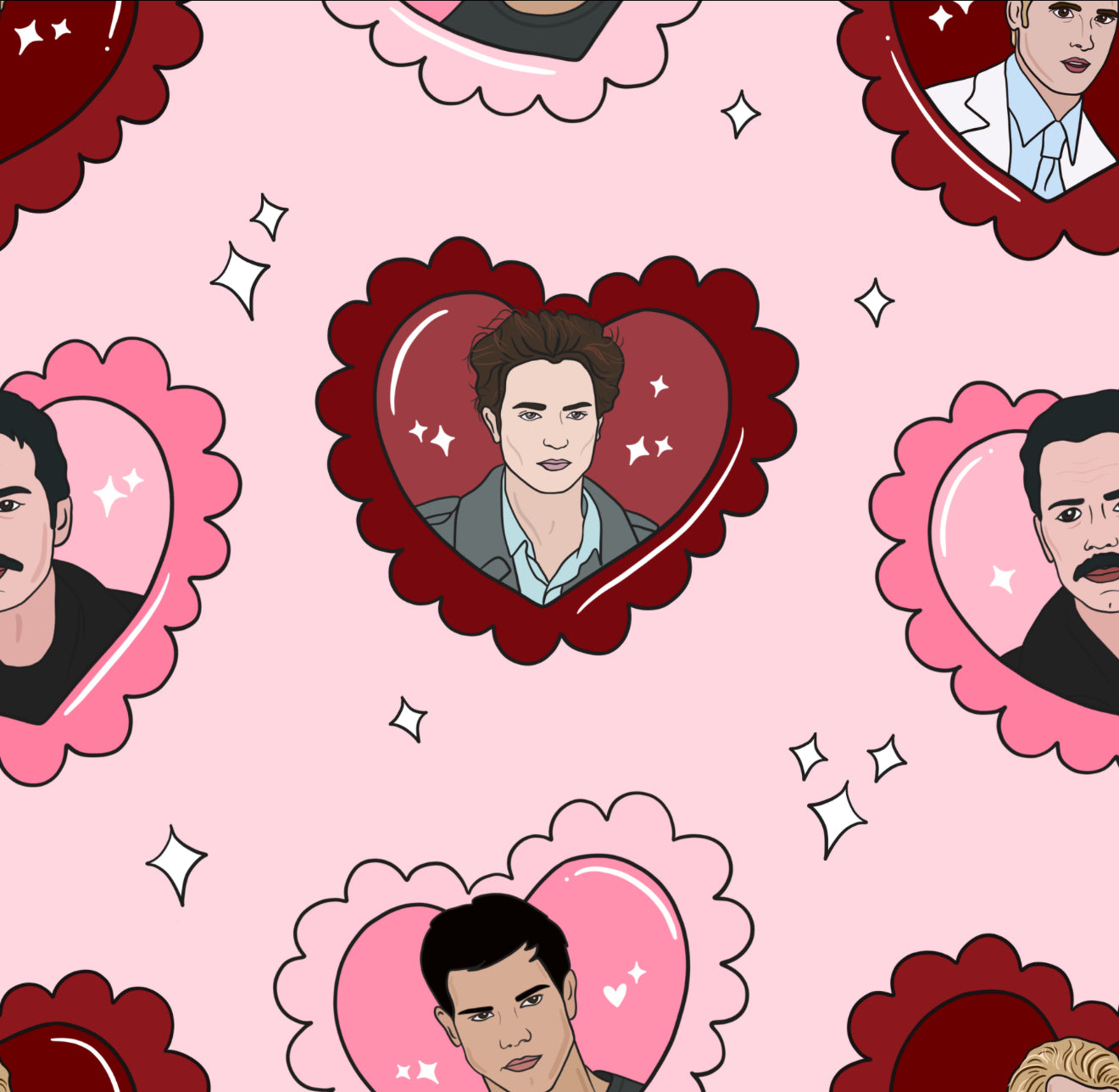 🩷 Hoa hoa hoa kindle insert - hearts ❤️