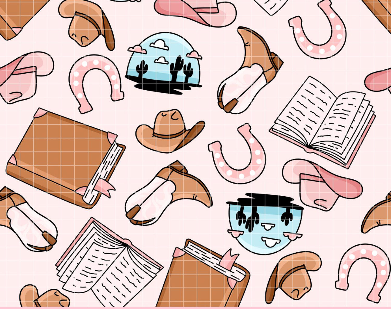 🐄 Cowboy Kindle Insert