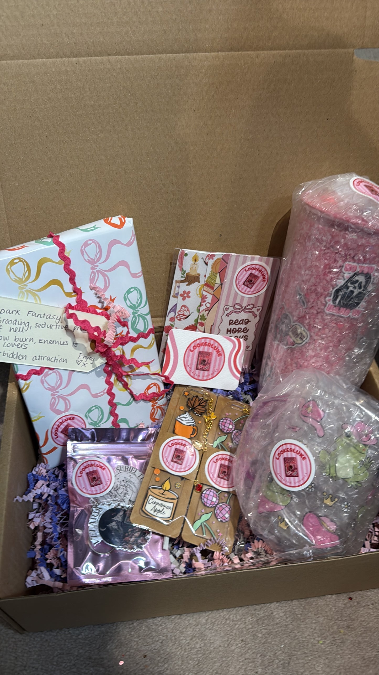 Blind date bookish gift boxes