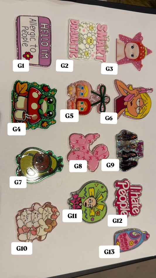 Kindle grip toppers - G letters 10/10