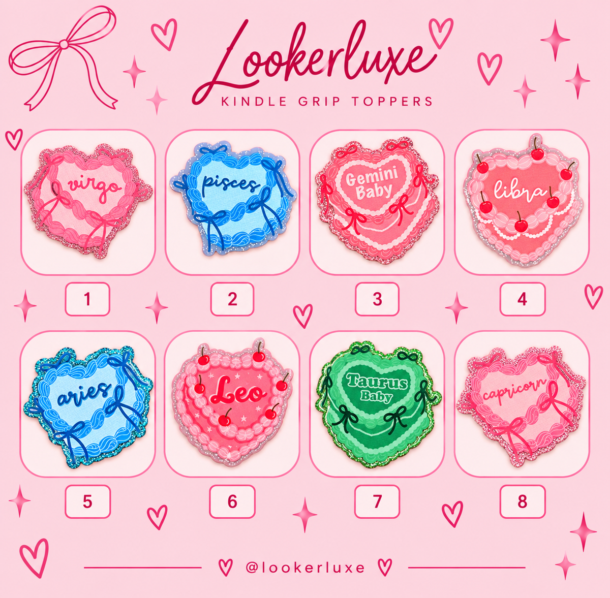 Star sign cakes 1-12