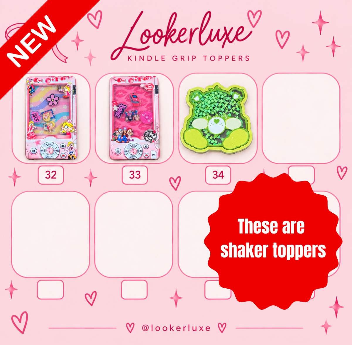 NEW ARRIVALS Kindle Grip Toppers