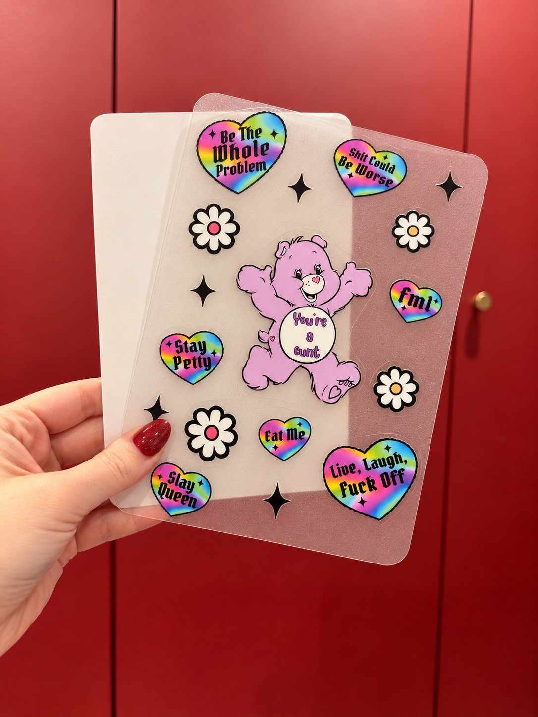 ‘Barely There’ - Purple Swear Bear