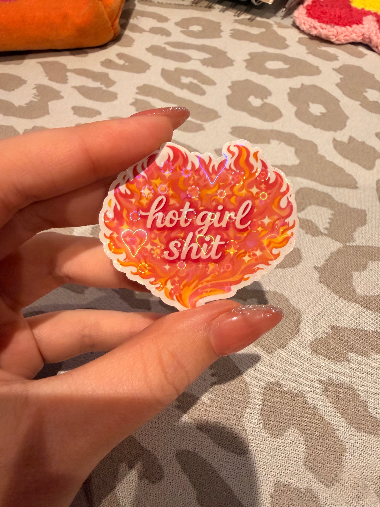 Hot girl shit sticker